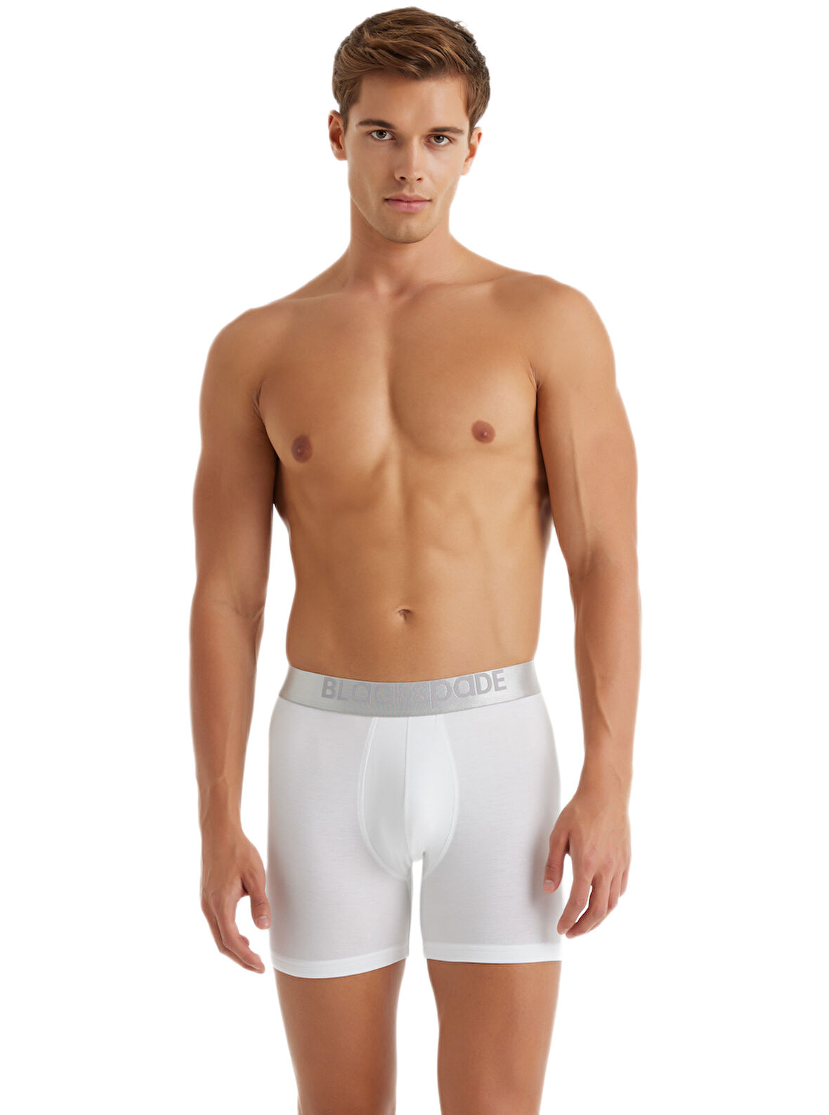 Blackspade Erkek Beyaz Modal Boxer Silver 9303