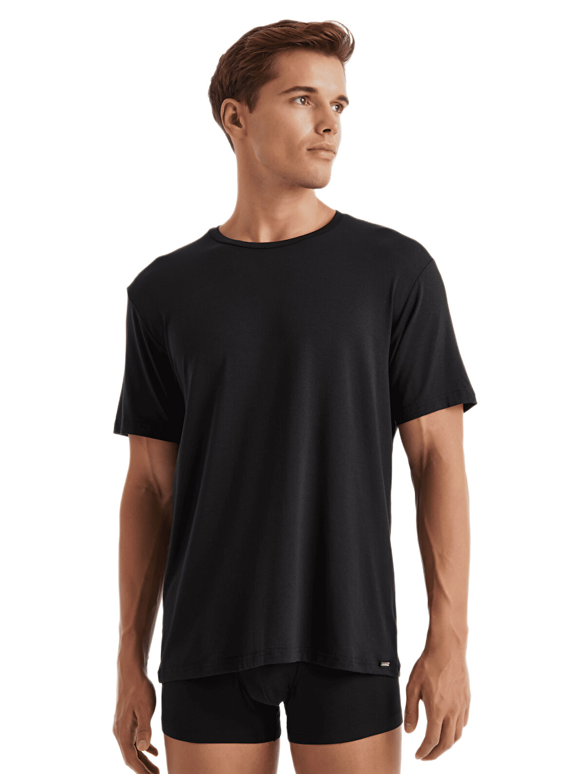 Blackspade Erkek Siyah Modal Atlet Silver 9306