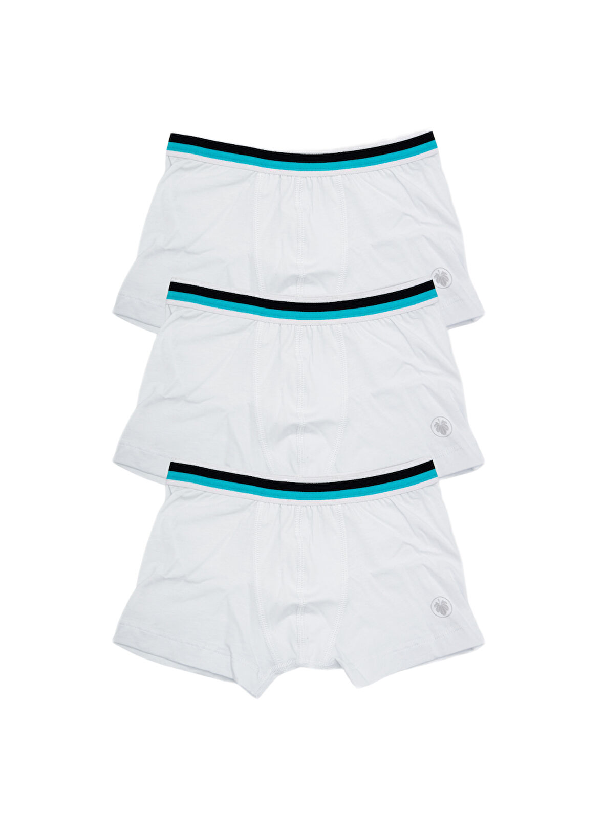Erkek Çocuk Boxer 3'lü Paket 9395 - Beyaz