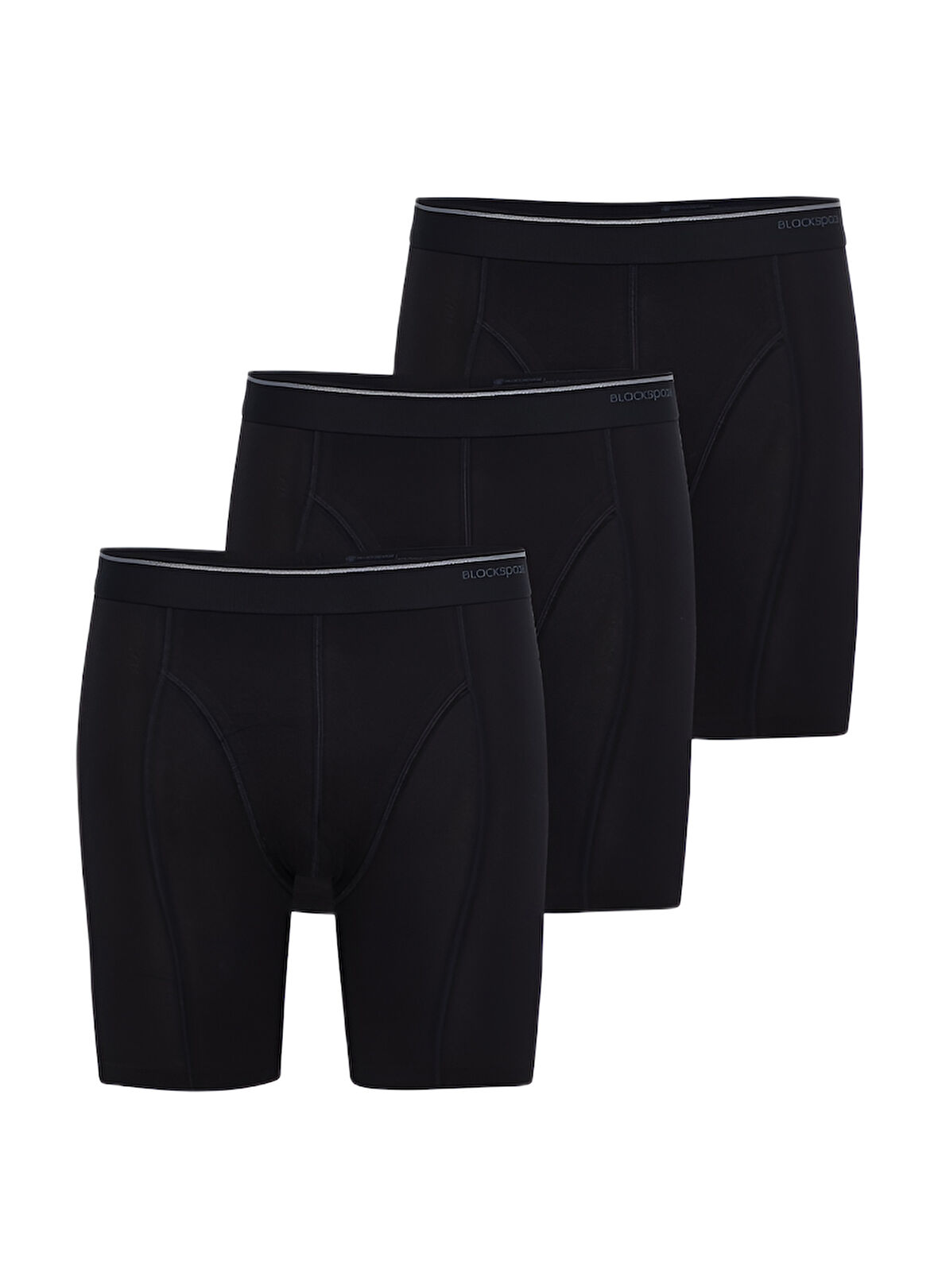 Blackspade Erkek Siyah Boxer Pamuklu 3'lü Paket 9683