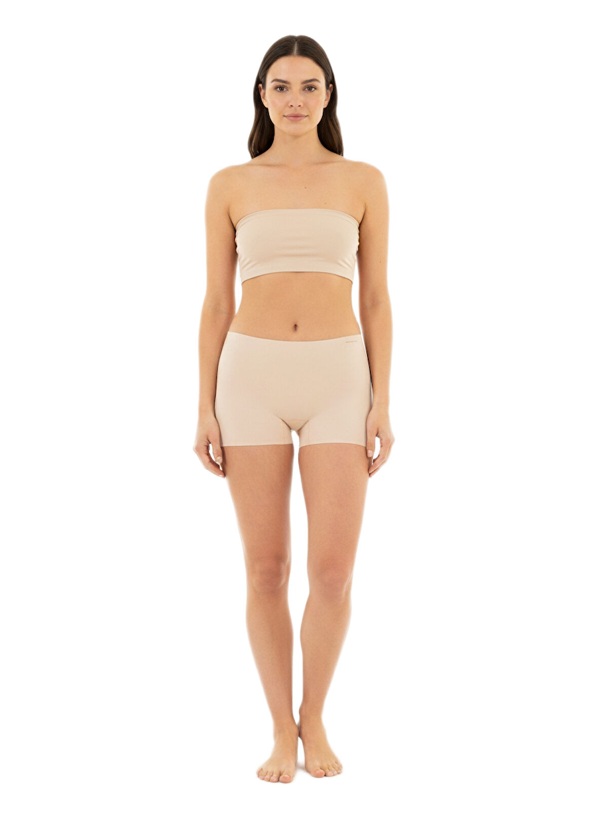 Kadın İz Yapmayan Dikişsiz Boxer 1653 - Ten