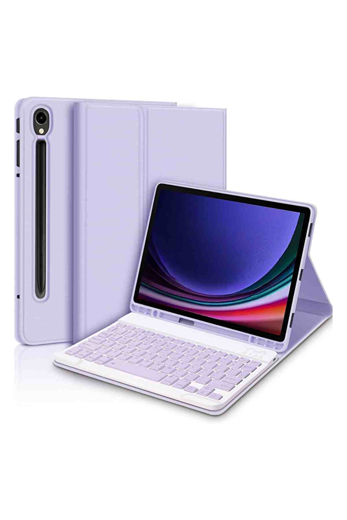 Galaxy Tab S9 / S9 FE Uyumlu 10.9" Klavyeli Tablet Kılıfı