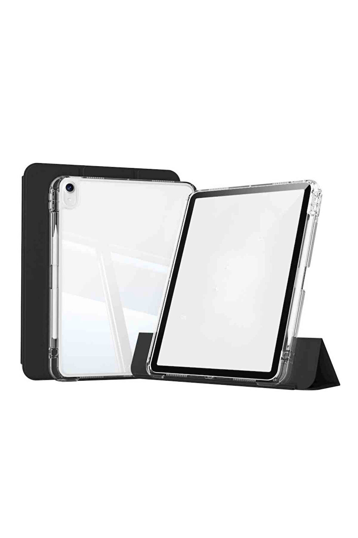 iPad Air 13 Uyumlu M2/M3 Airbagli Manyetik Ayrılabilen Fuchsia Sliding Tablet Kılıfı