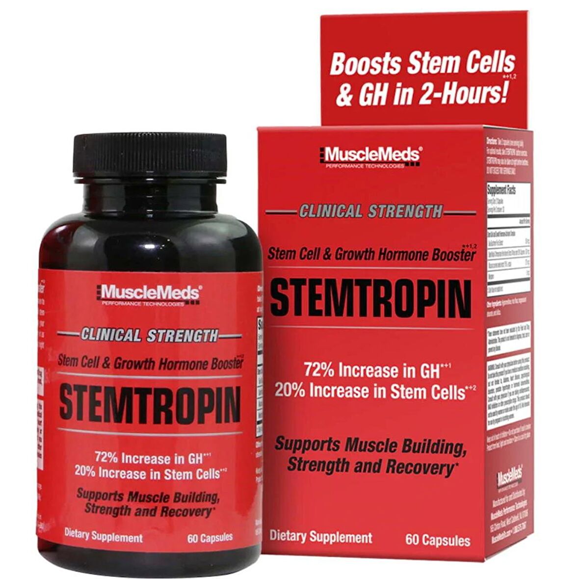 MuscleMeds Stemtropin Gh Booster Recovery Dopa mucuna 60 Capsul