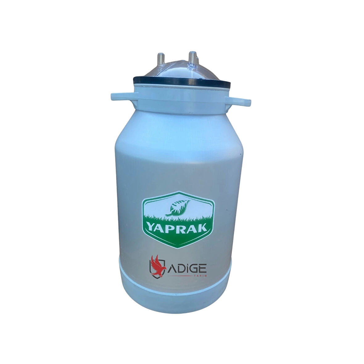 Yaprak Süt Sağım Makinesi Alüminyum Güğüm 40 Lt Kapak Dahil