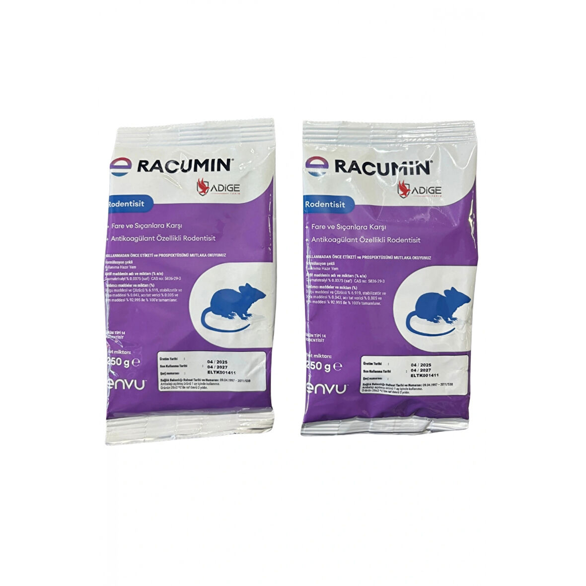 Racumın Buğday Taneli Fare Zehiri 250 gr (2 Adet)