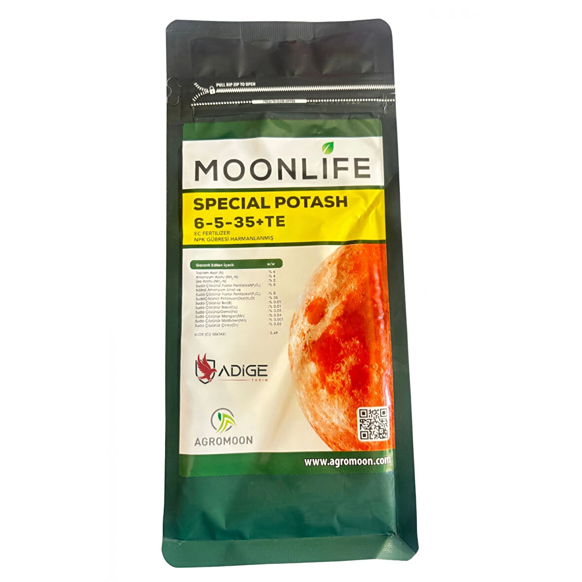 Moonlife Specıal Potash Npk Sıvı Gübre 6-5-35+Te
