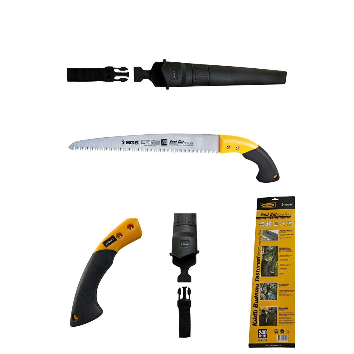 Sgs 1750 Budama Testeresi Kılıflı 240 MM