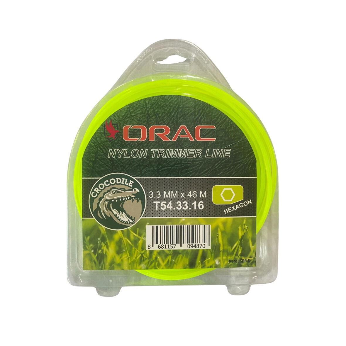 Orak 3,3 mm 6 Köşeli Tırpan Misinesi Misinası 46 M.