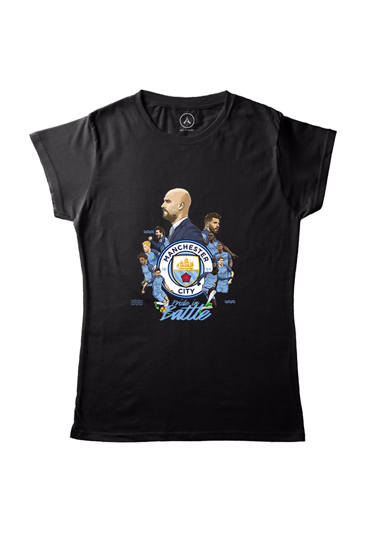 Art T-Shirt GUARDIOLA M.CITY KADIN TİŞÖRT