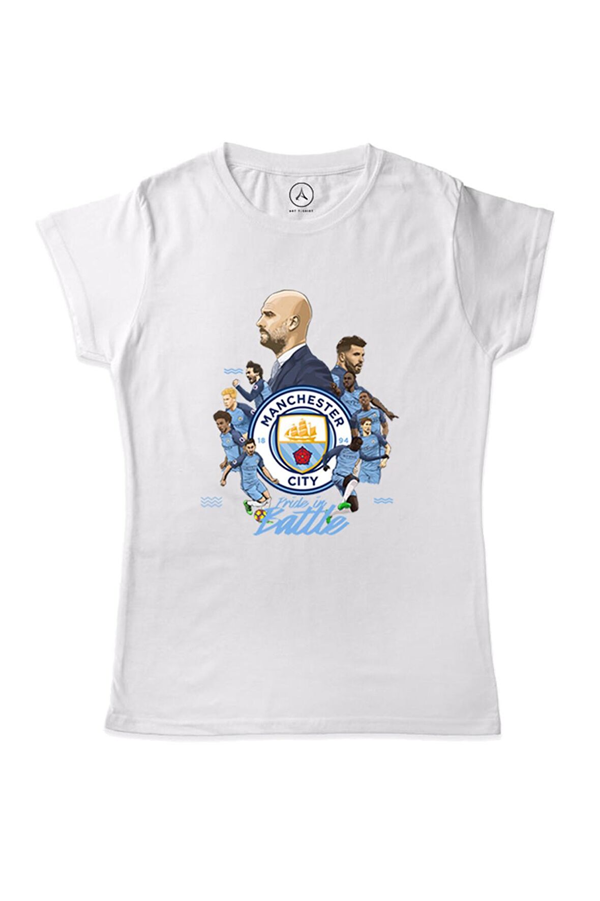 Art T-Shirt GUARDIOLA M.CITY KADIN TİŞÖRT