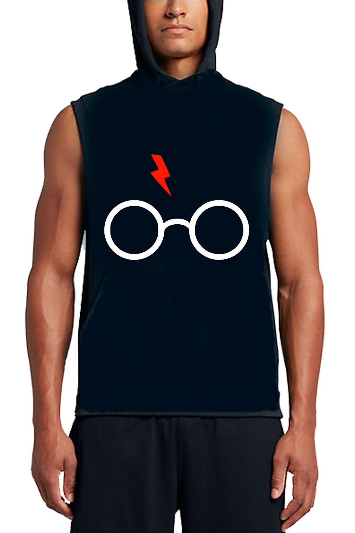 Harry Glasses Unisex Sleeveless Hoodies