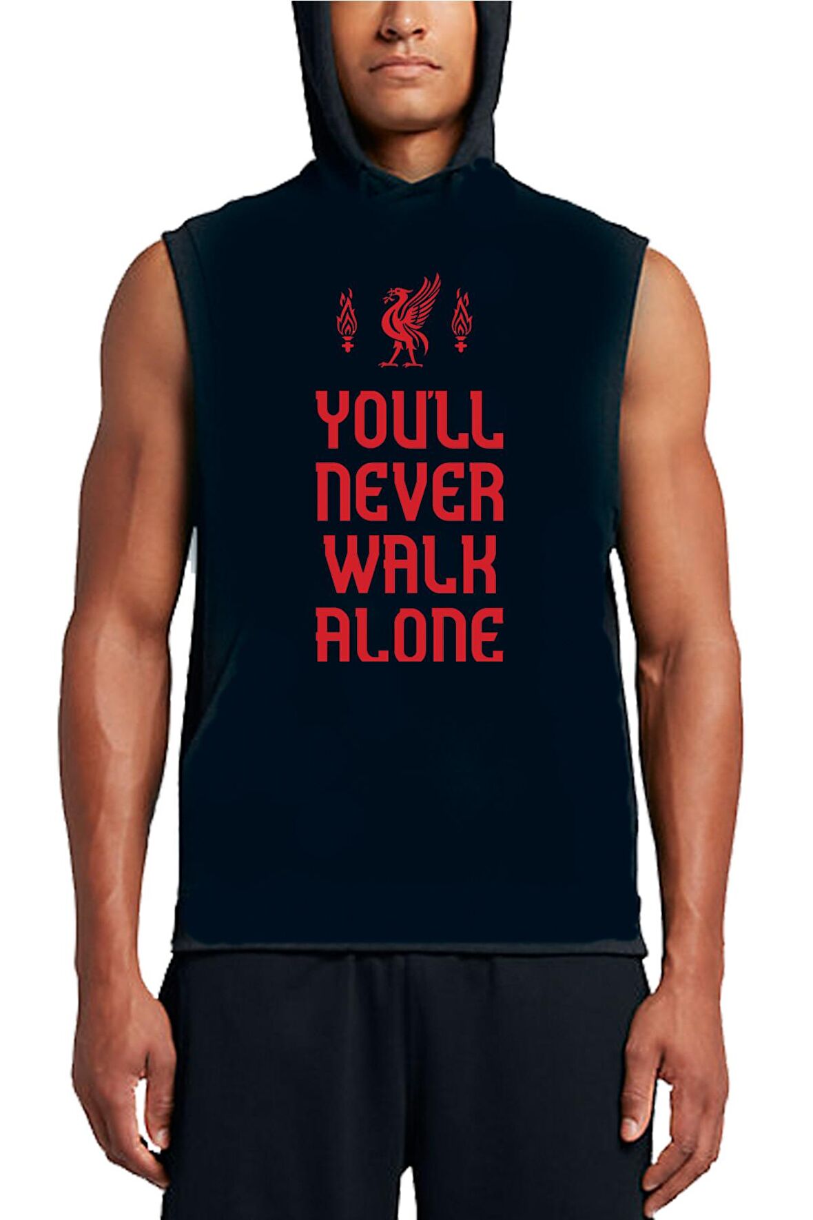 Liverpool YNWA Unisex Sleeveless Hoodies