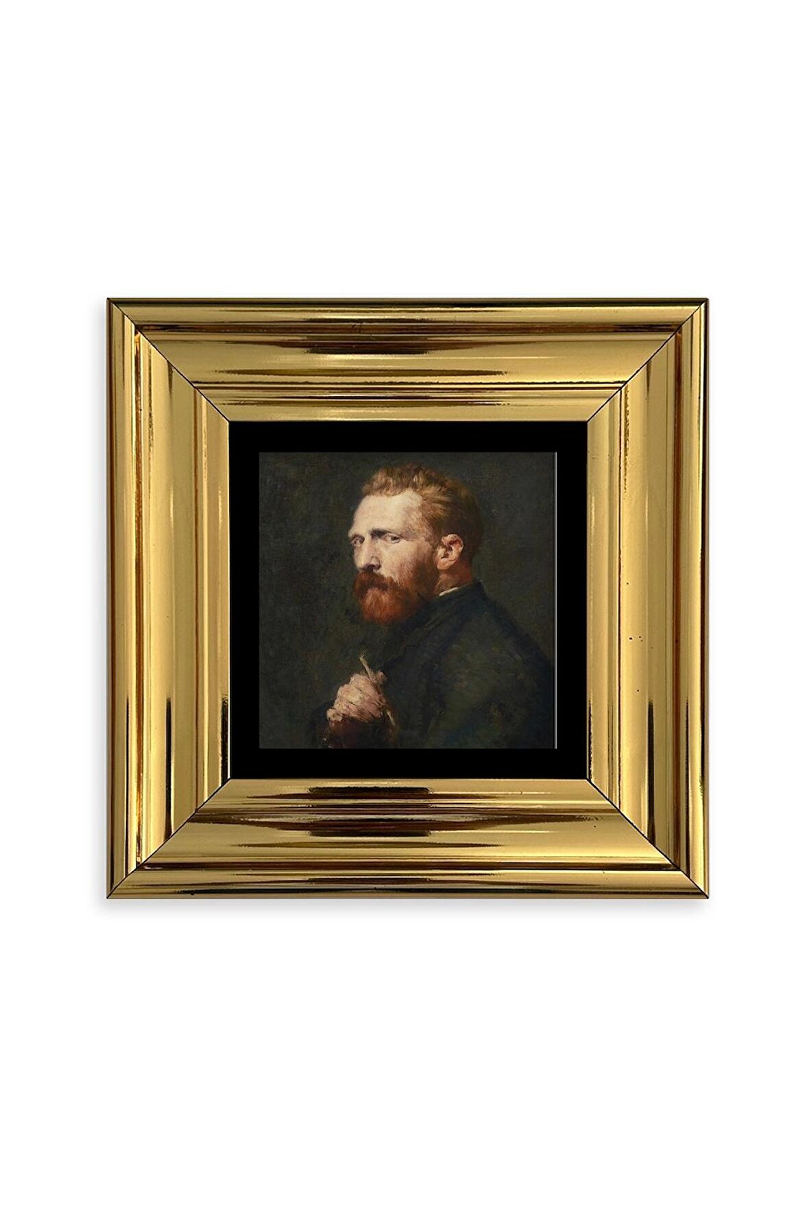 Van Gogh Çerçeveli Taş Tablo