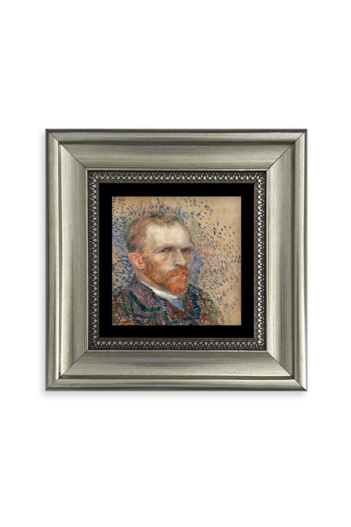 Van Gogh Çerçeveli Taş Tablo