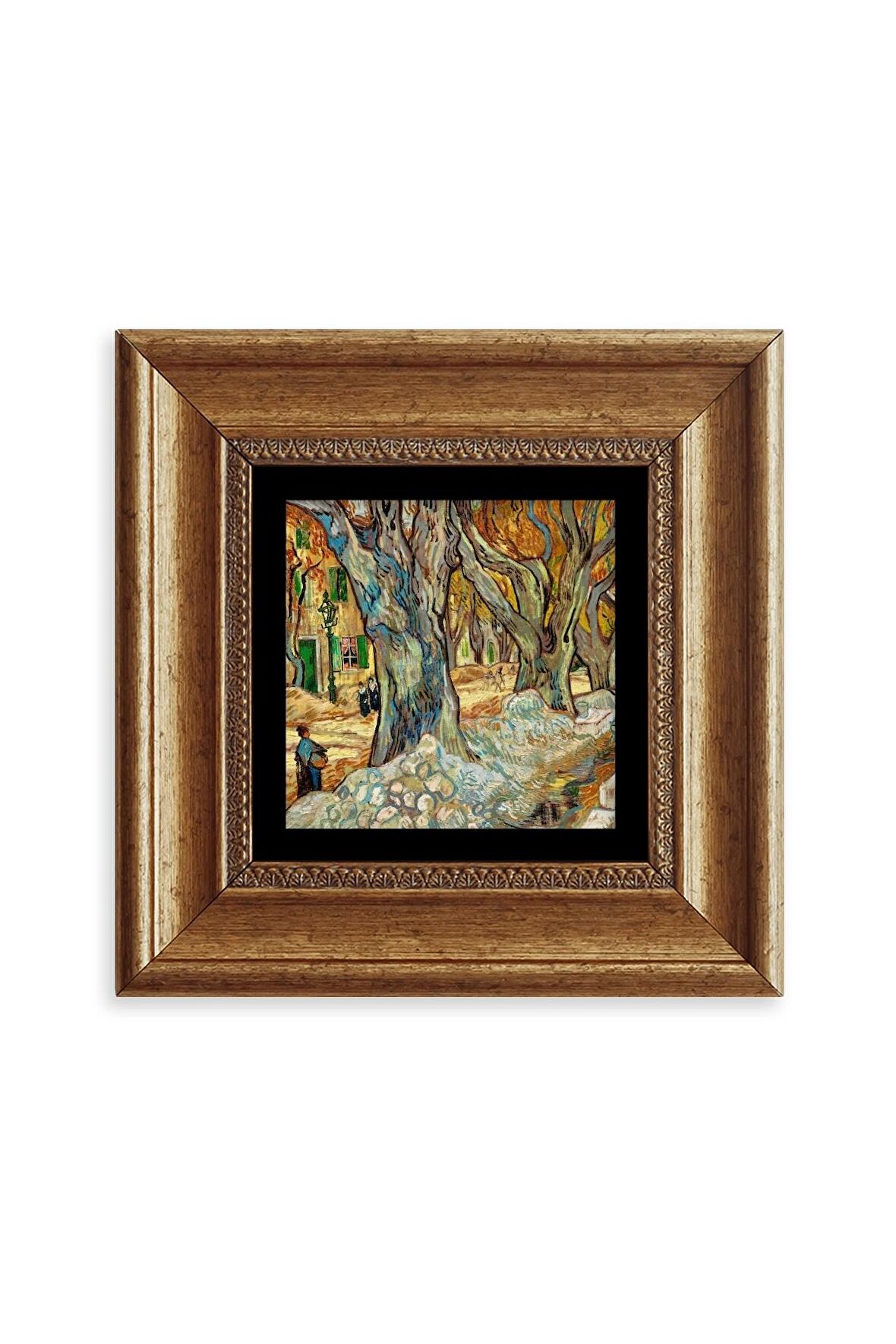 Van Gogh Çerçeveli Taş Tablo