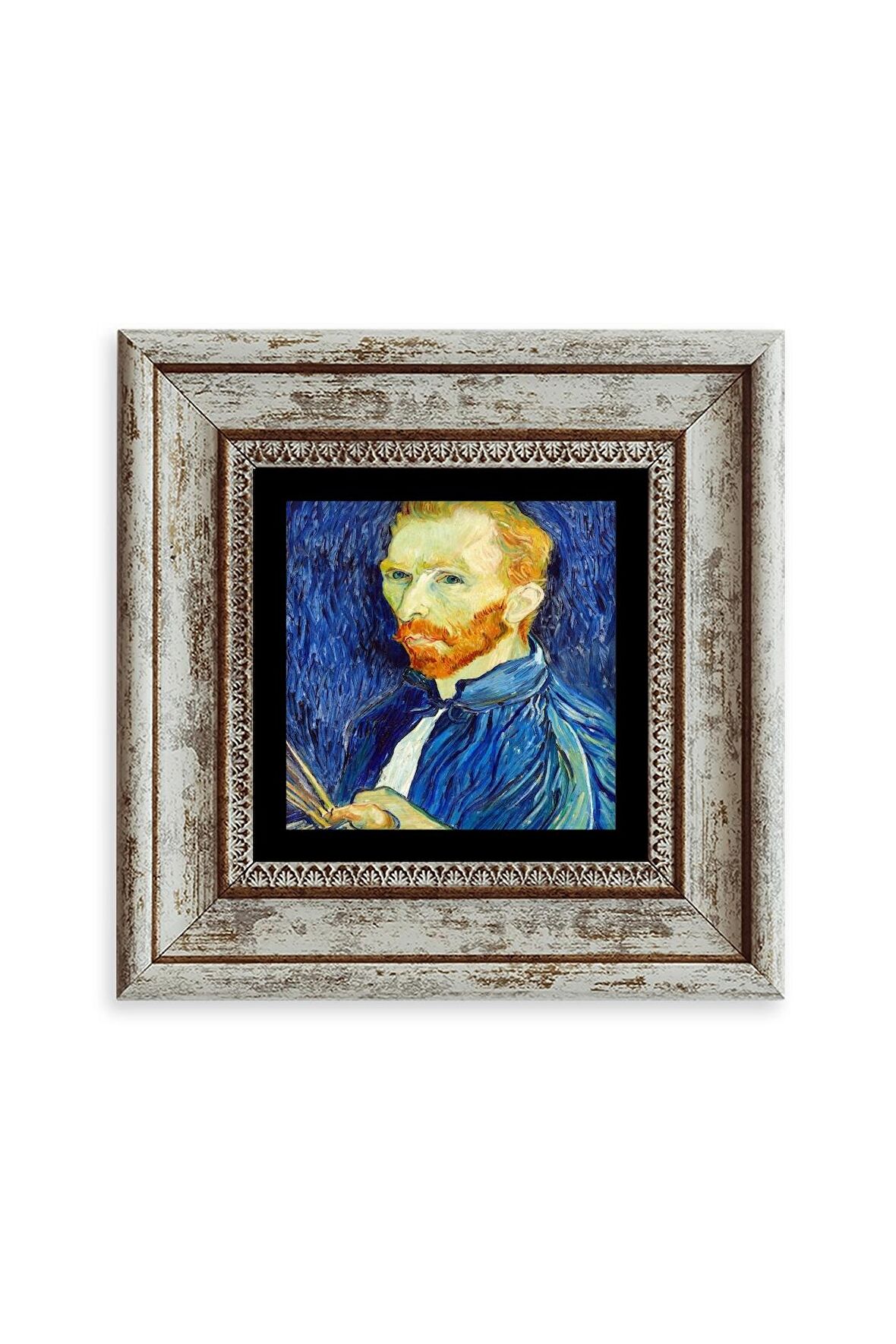 Van Gogh Çerçeveli Taş Tablo