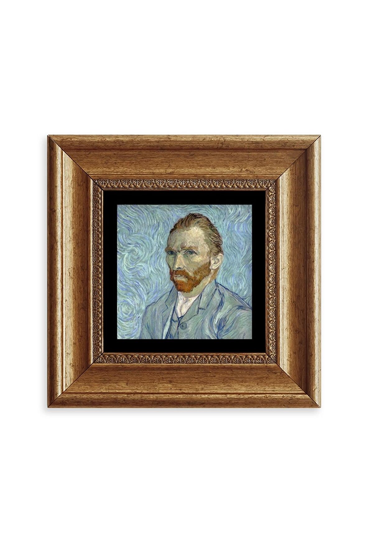 Van Gogh Çerçeveli Taş Tablo