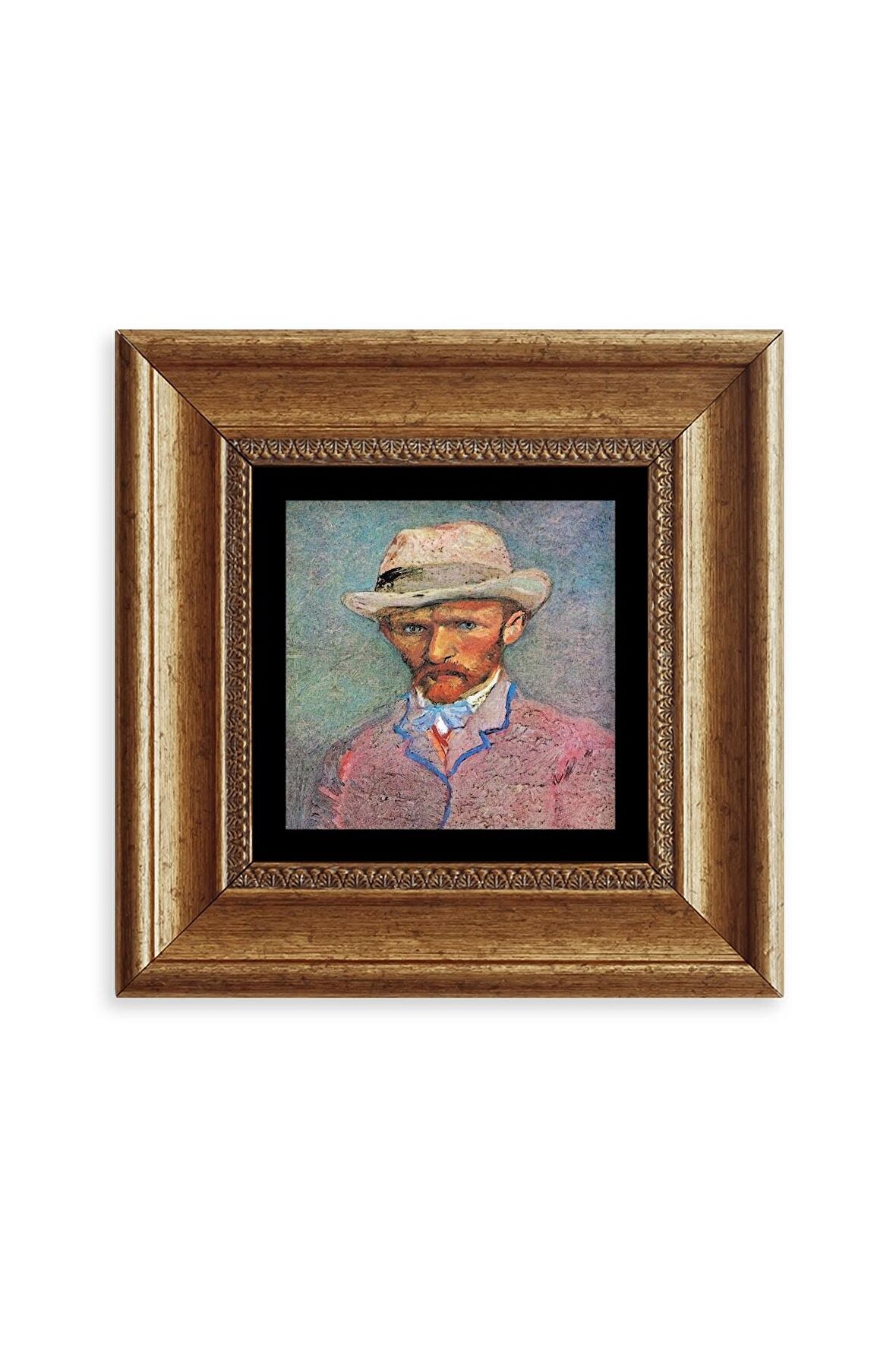 Van Gogh Çerçeveli Taş Tablo