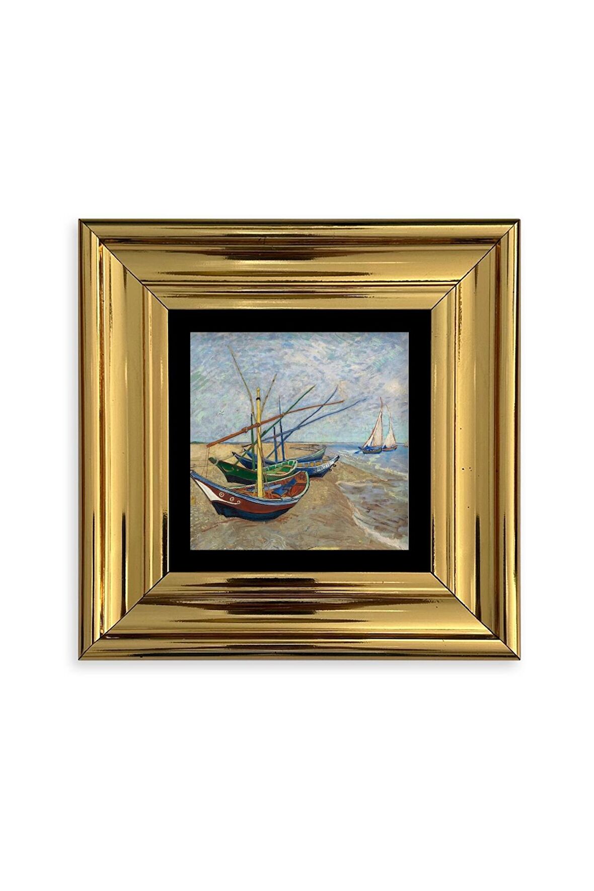 Van Gogh Çerçeveli Taş Tablo