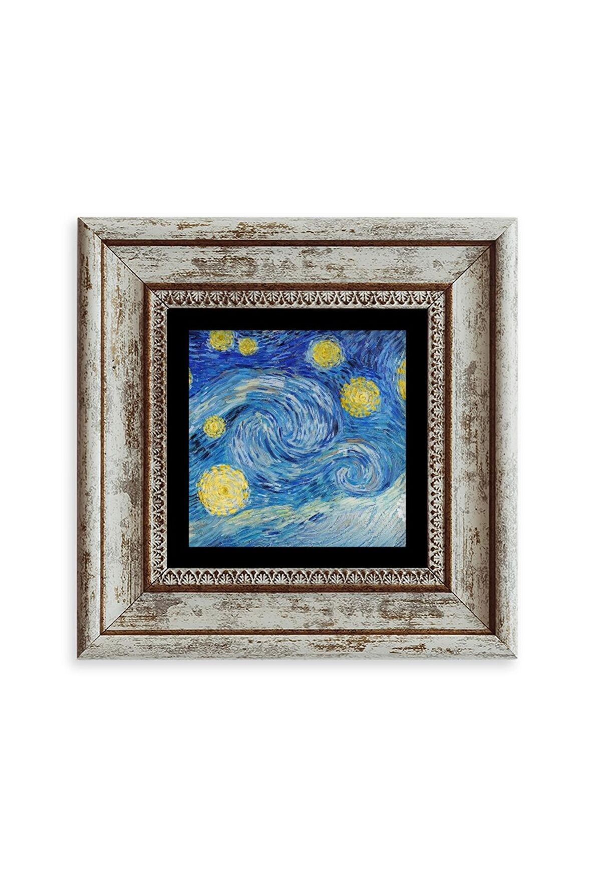 Van Gogh Çerçeveli Taş Tablo