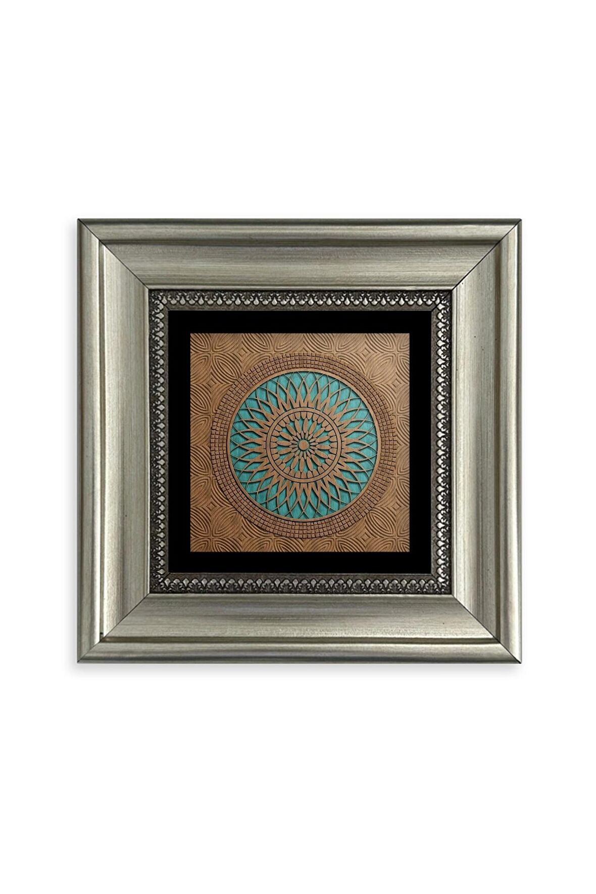 Motif Çerçeveli Taş Tablo
