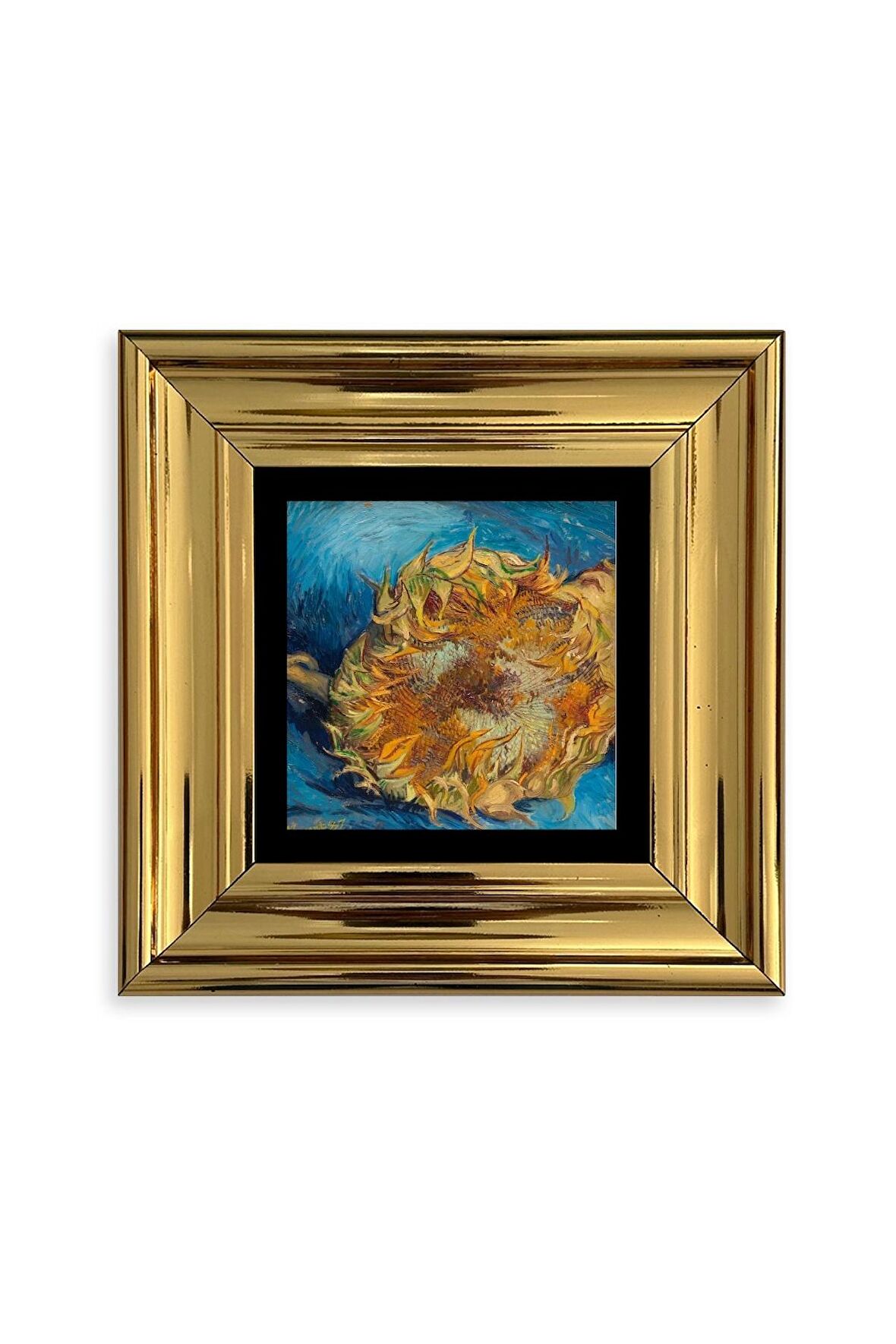 Van Gogh Çerçeveli Taş Tablo