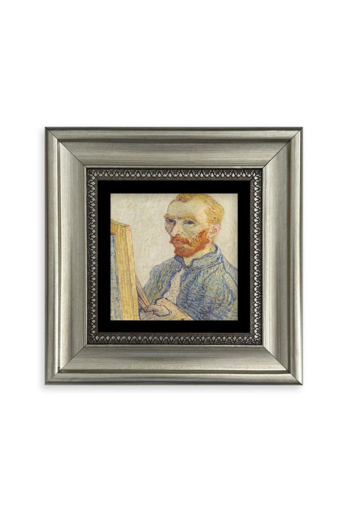 Van Gogh Çerçeveli Taş Tablo