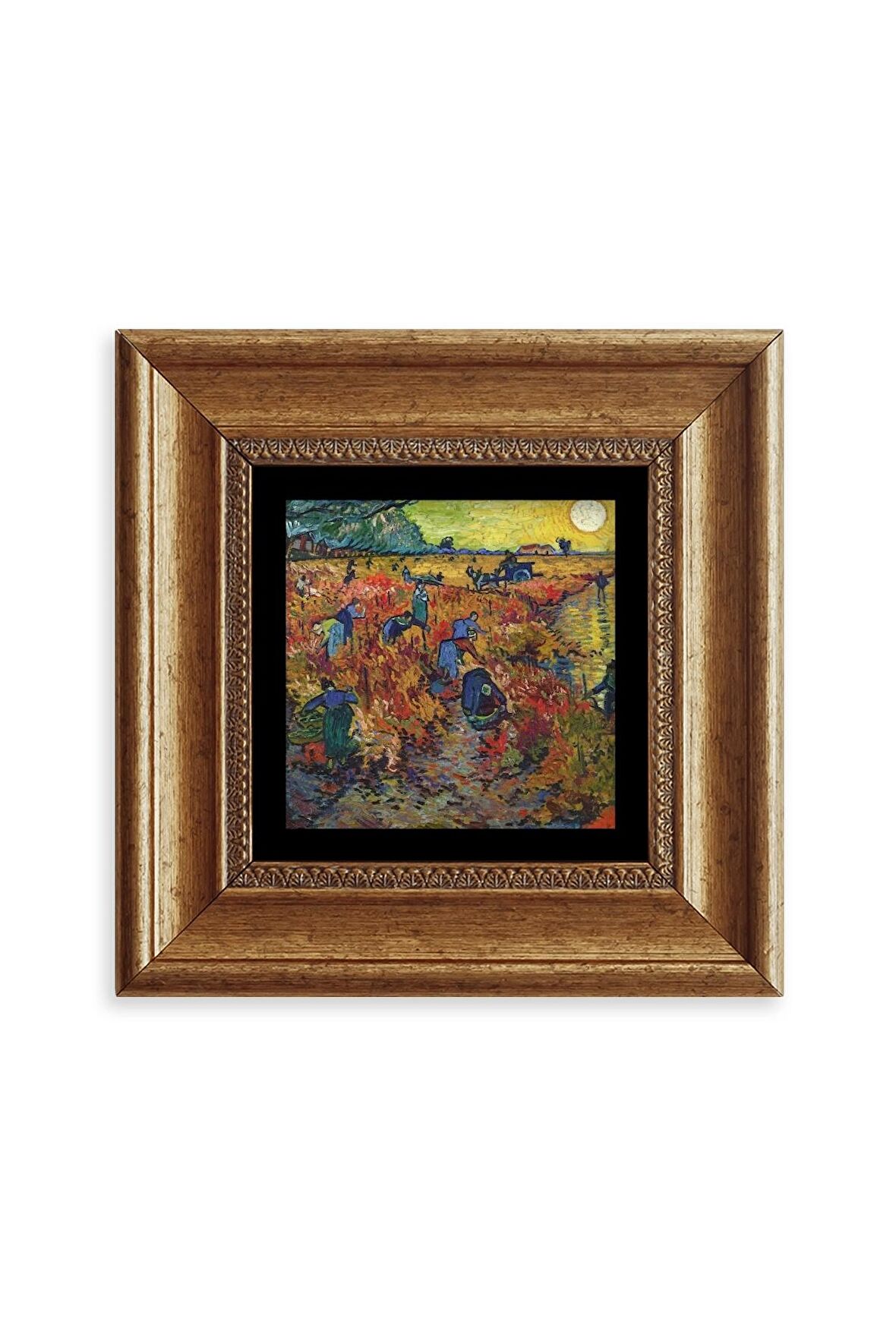 Van Gogh Çerçeveli Taş Tablo