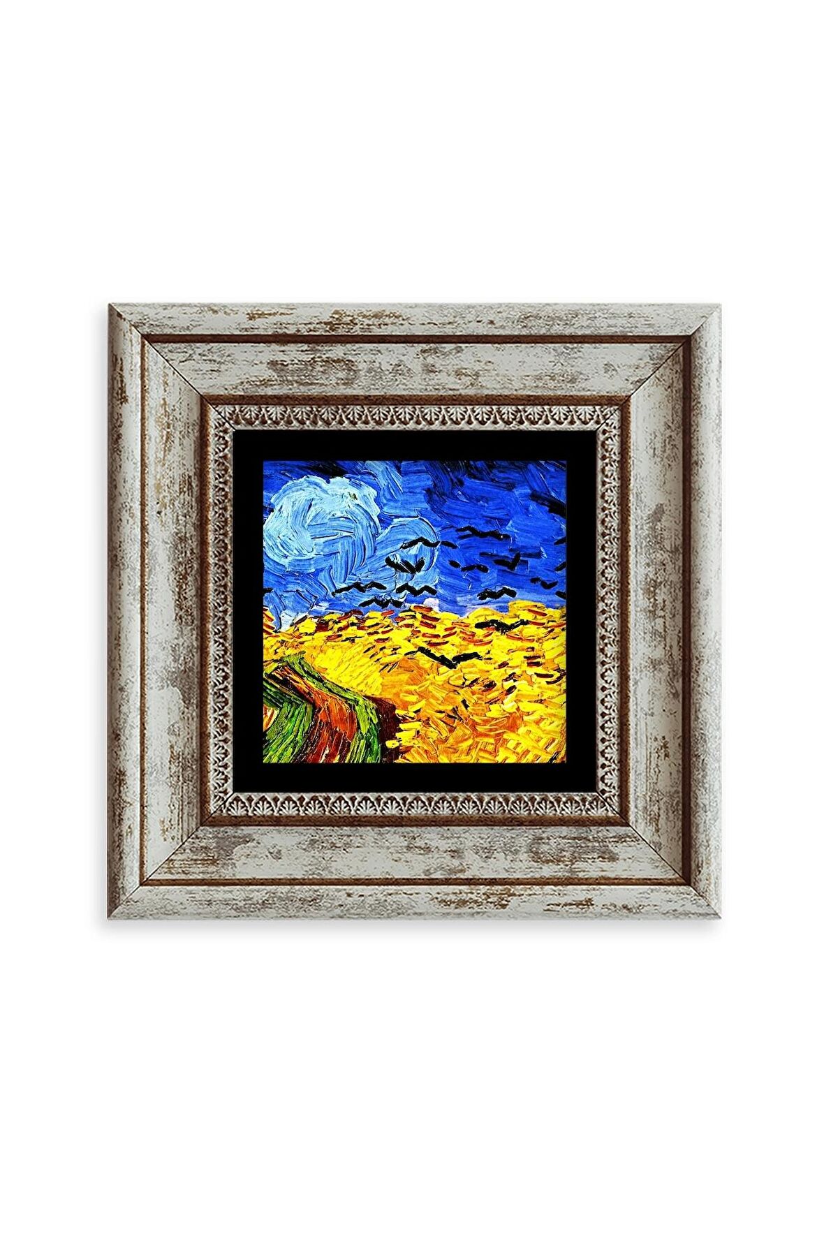 Van Gogh Çerçeveli Taş Tablo