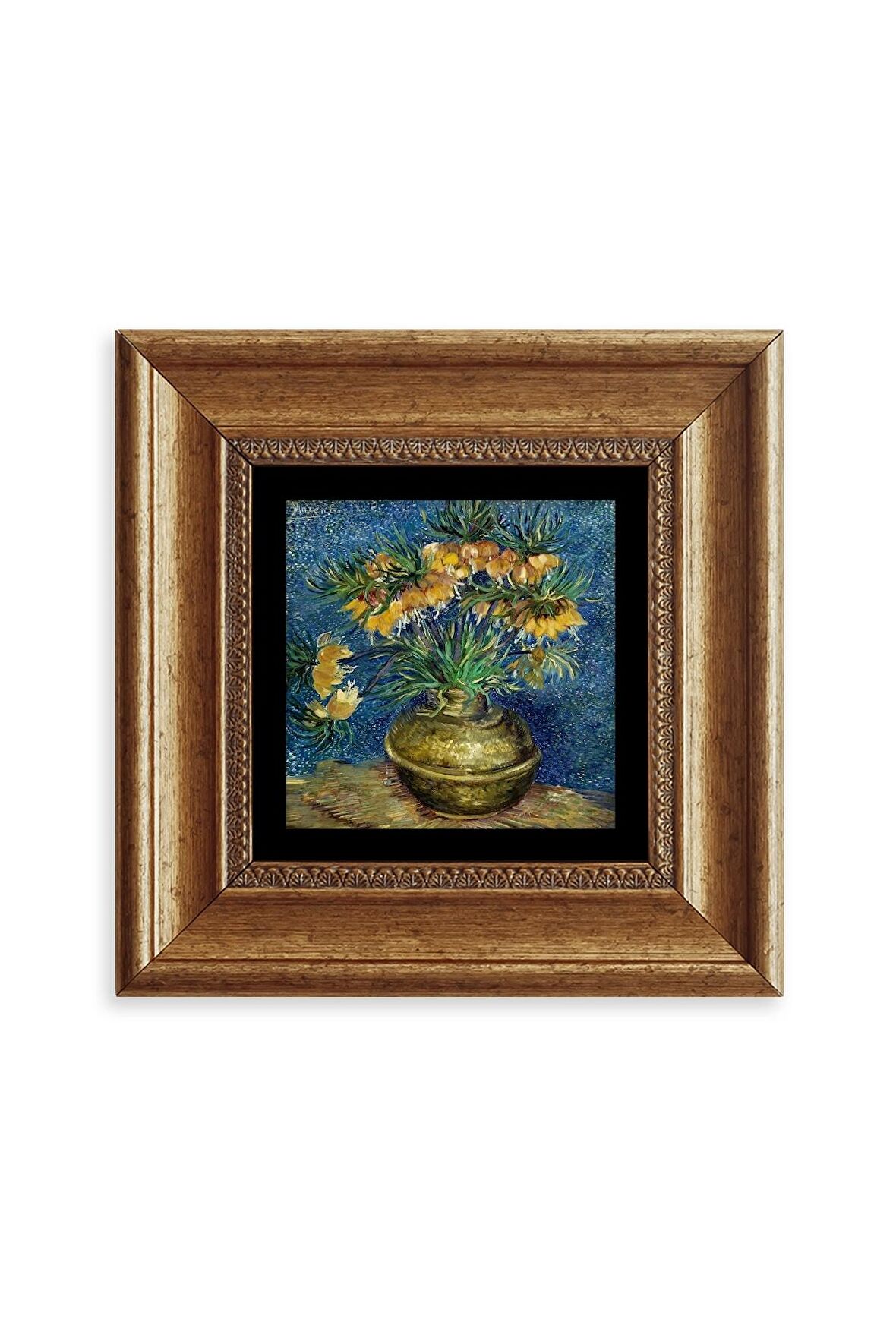 Van Gogh Çerçeveli Taş Tablo