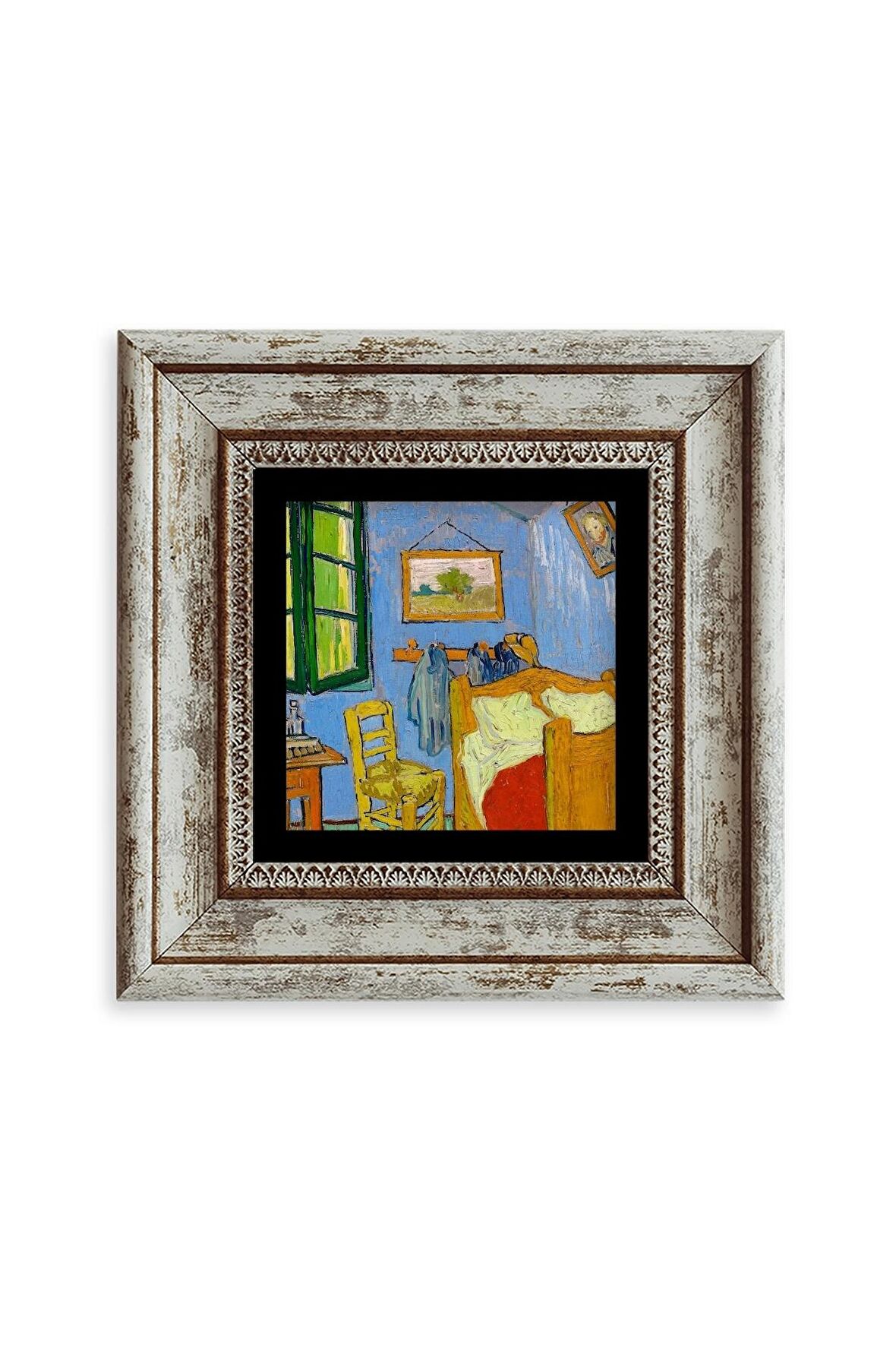 Van Gogh Çerçeveli Taş Tablo