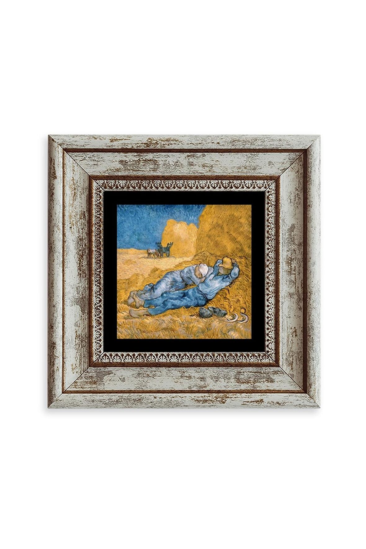 Van Gogh Çerçeveli Taş Tablo