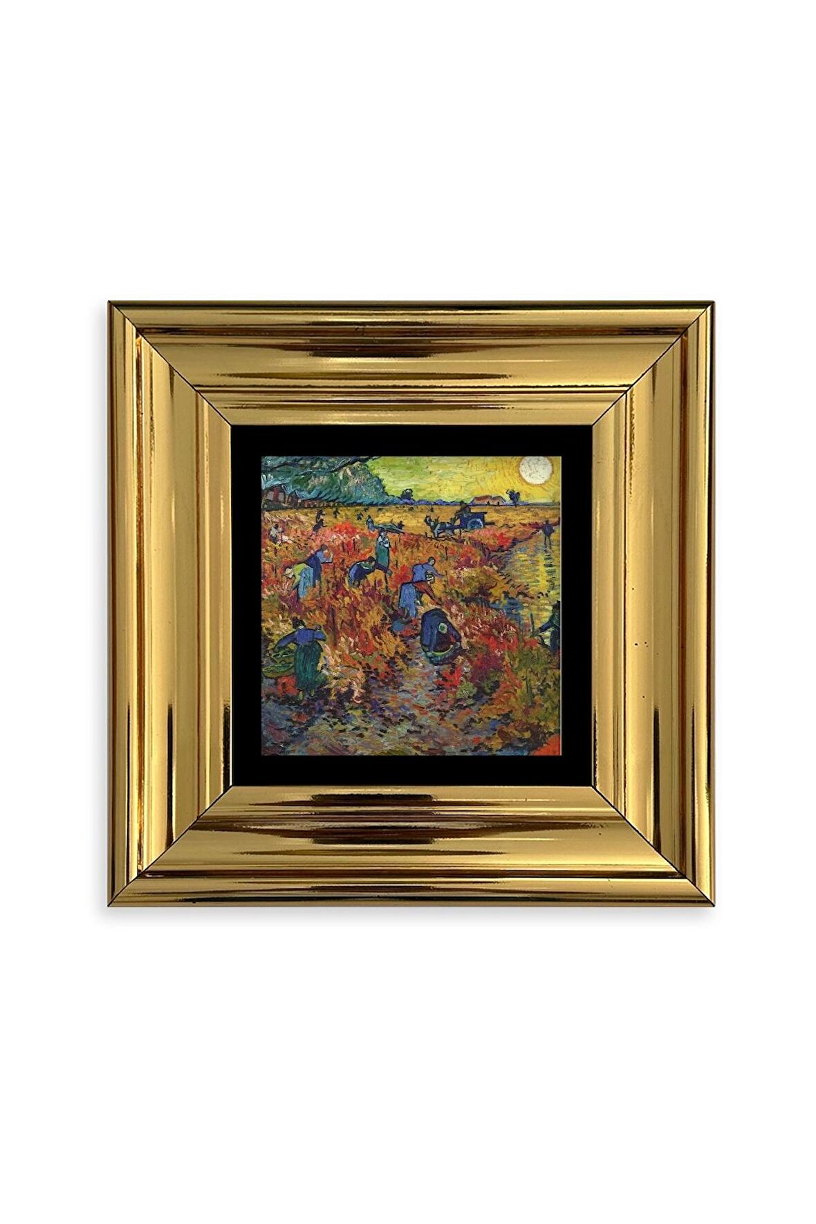 Van Gogh Çerçeveli Taş Tablo