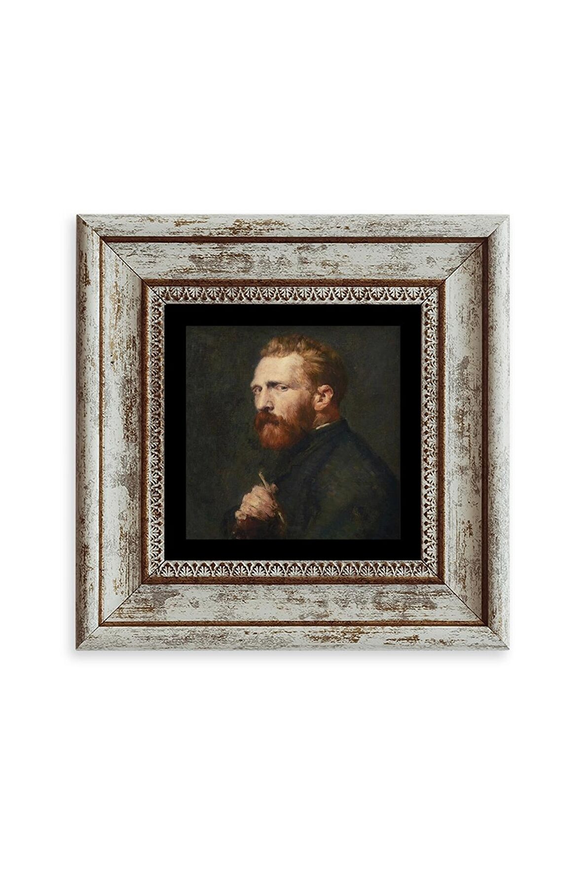 Van Gogh Çerçeveli Taş Tablo