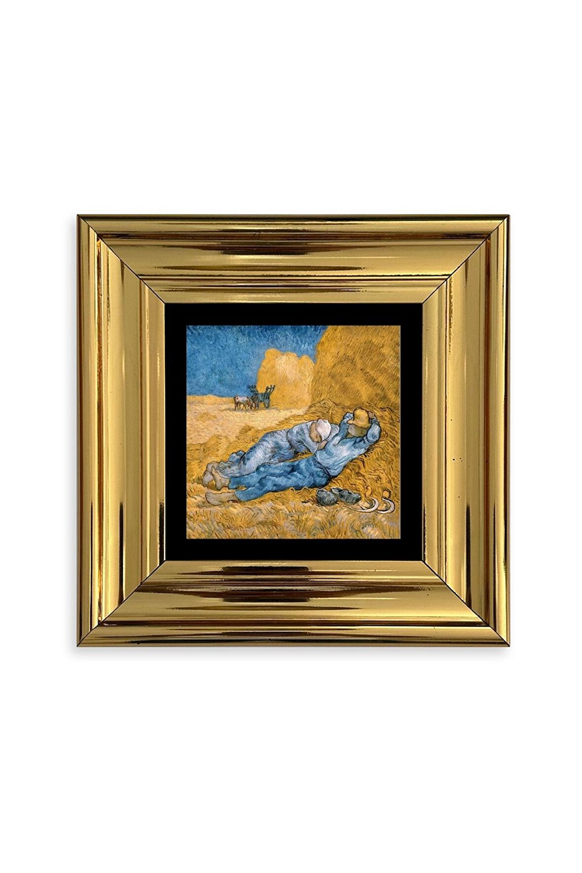 Van Gogh Çerçeveli Taş Tablo