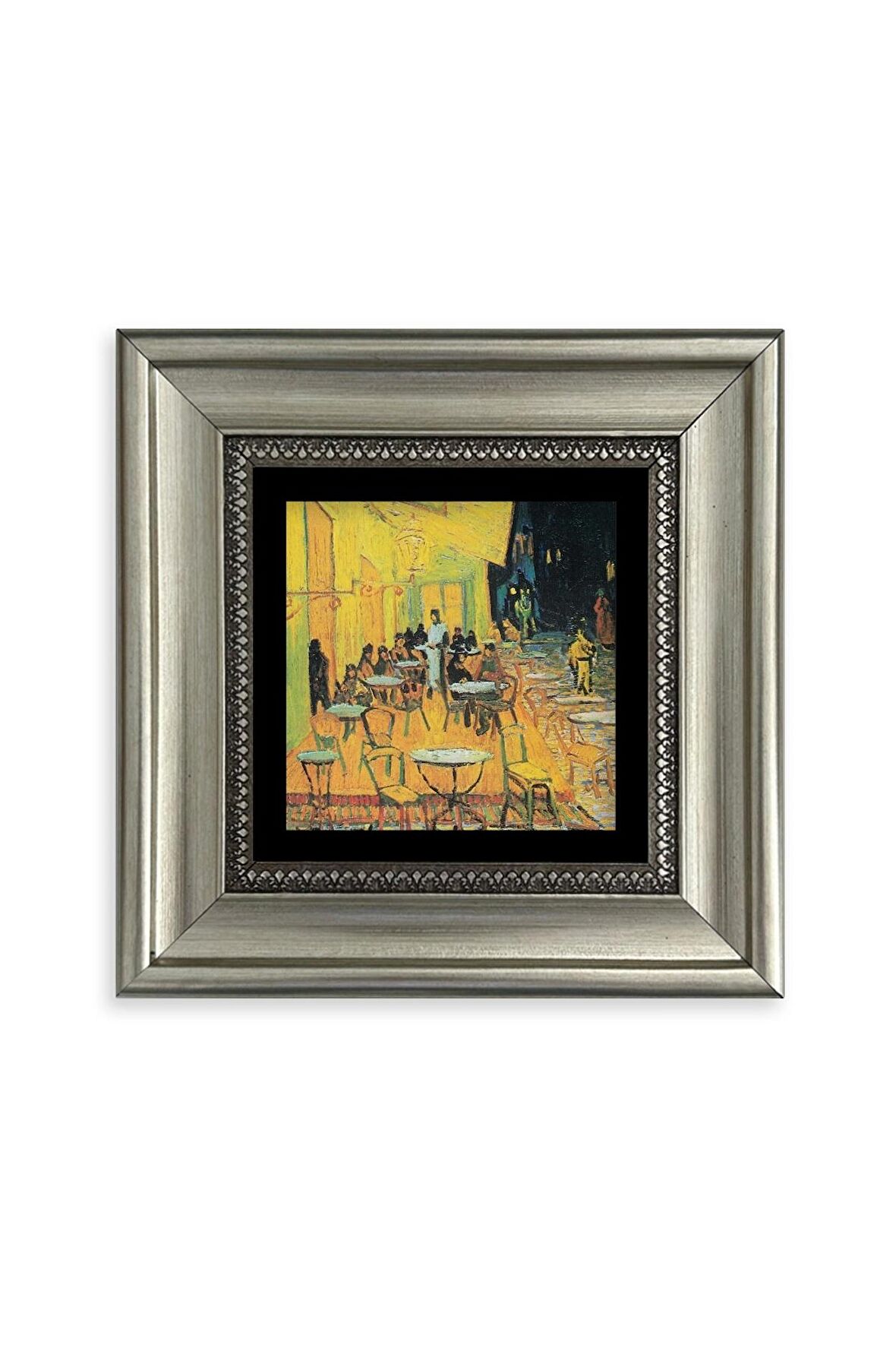 Kafe Çerçeveli Taş Tablo
