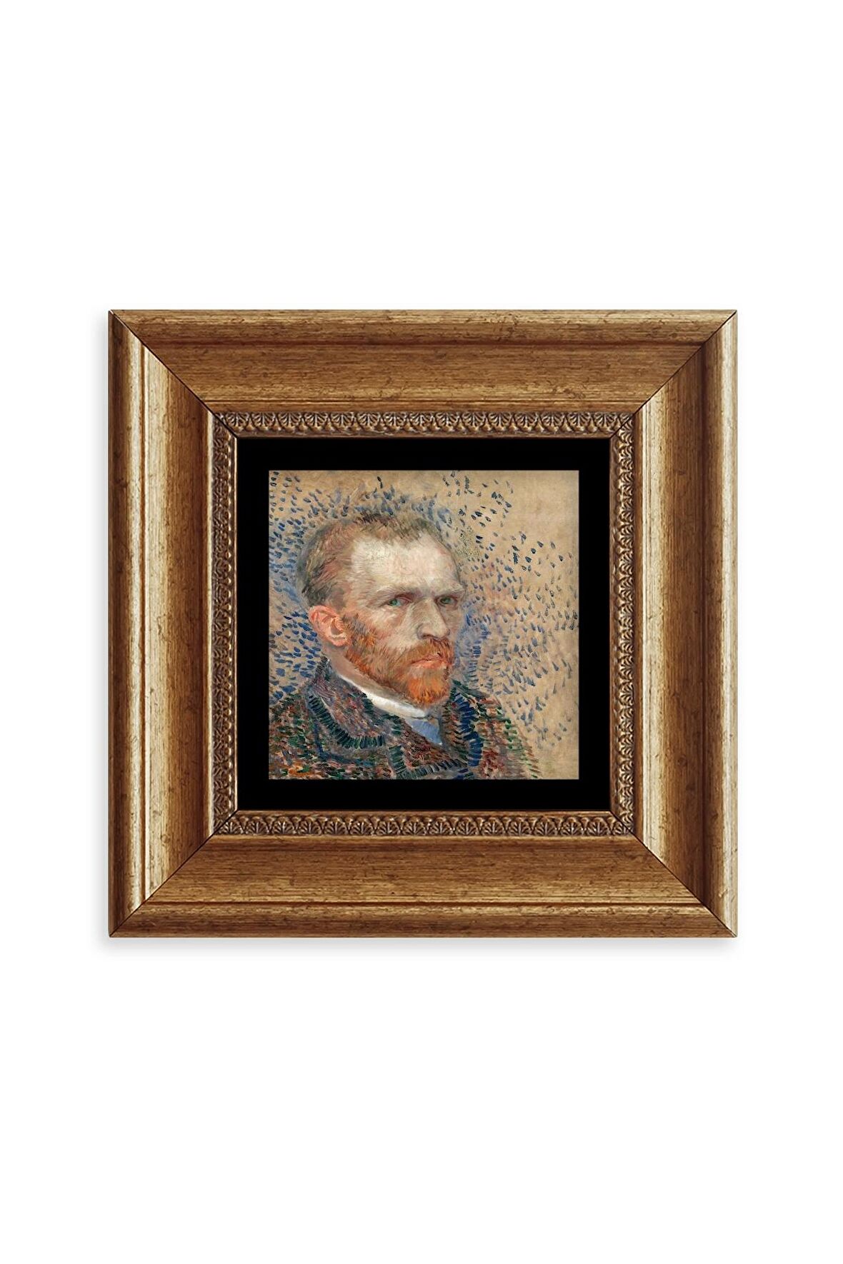 Van Gogh Çerçeveli Taş Tablo