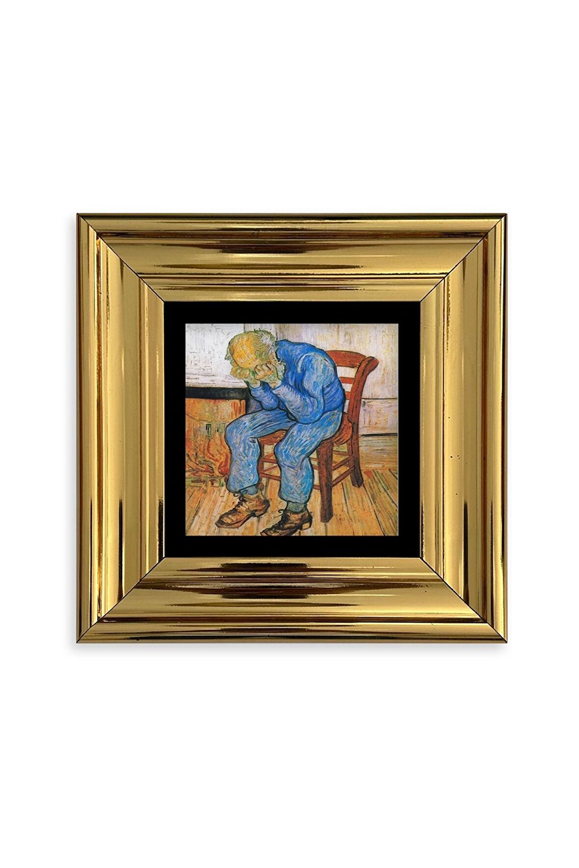 Van Gogh Çerçeveli Taş Tablo