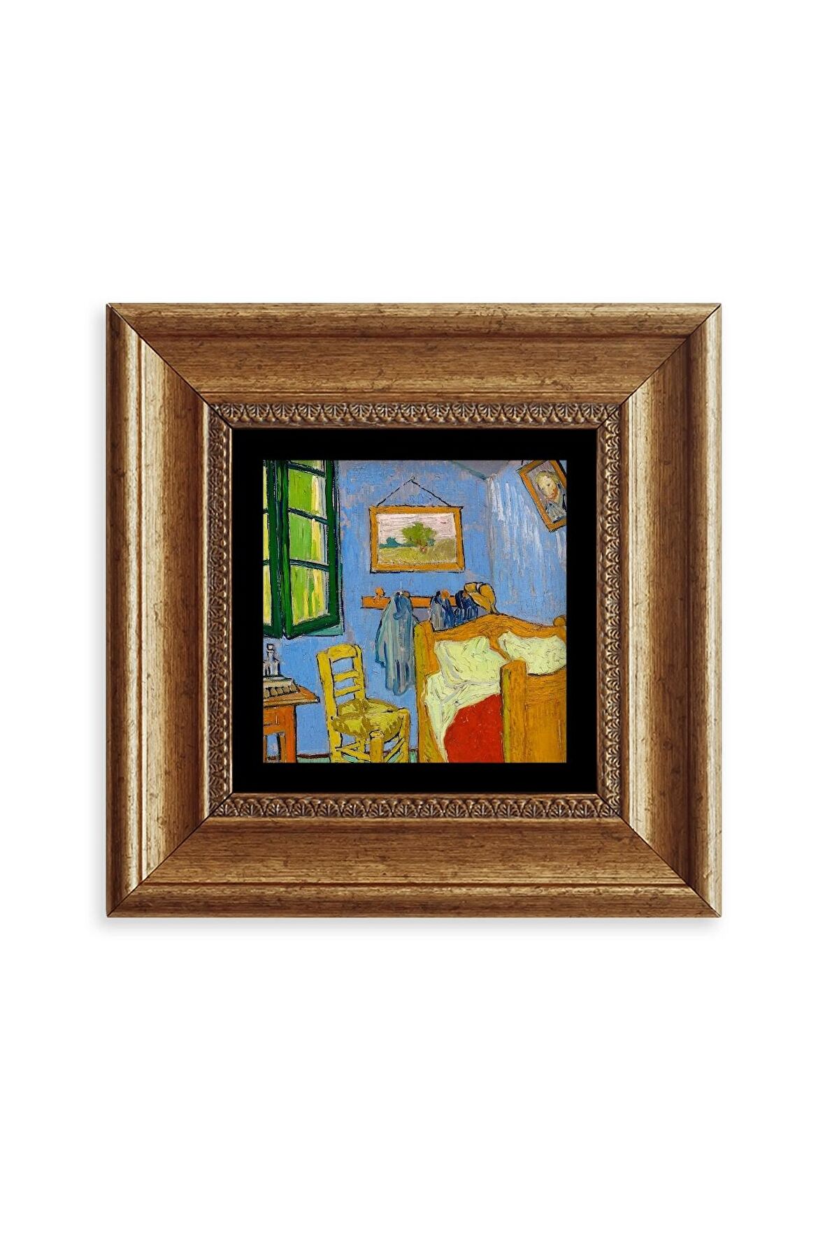 Van Gogh Çerçeveli Taş Tablo