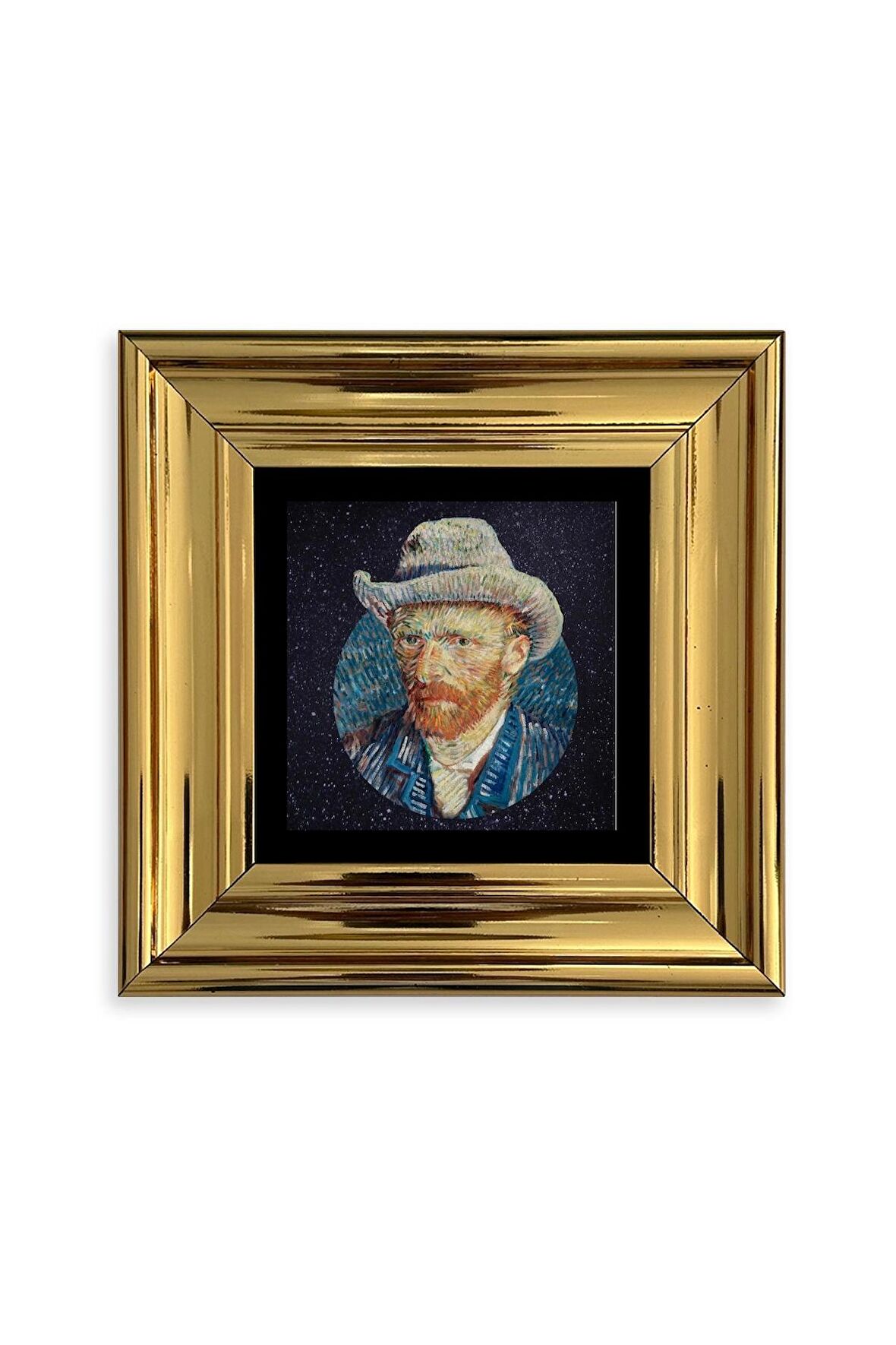 Van Gogh Çerçeveli Taş Tablo