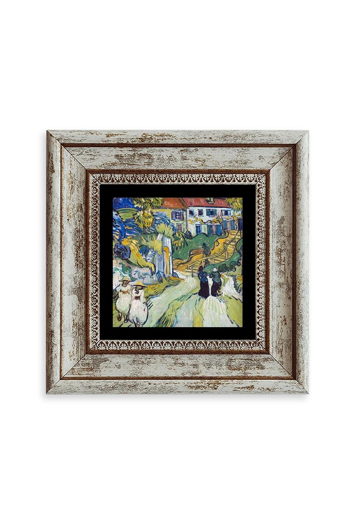 Van Gogh Çerçeveli Taş Tablo