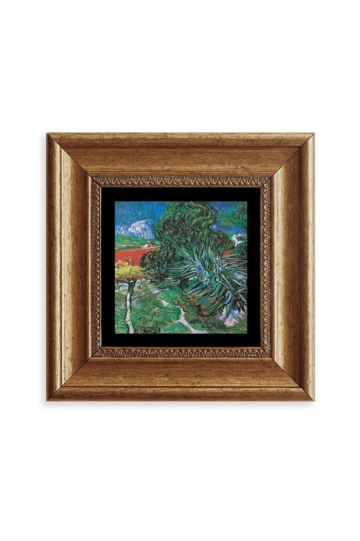Van Gogh Çerçeveli Taş Tablo