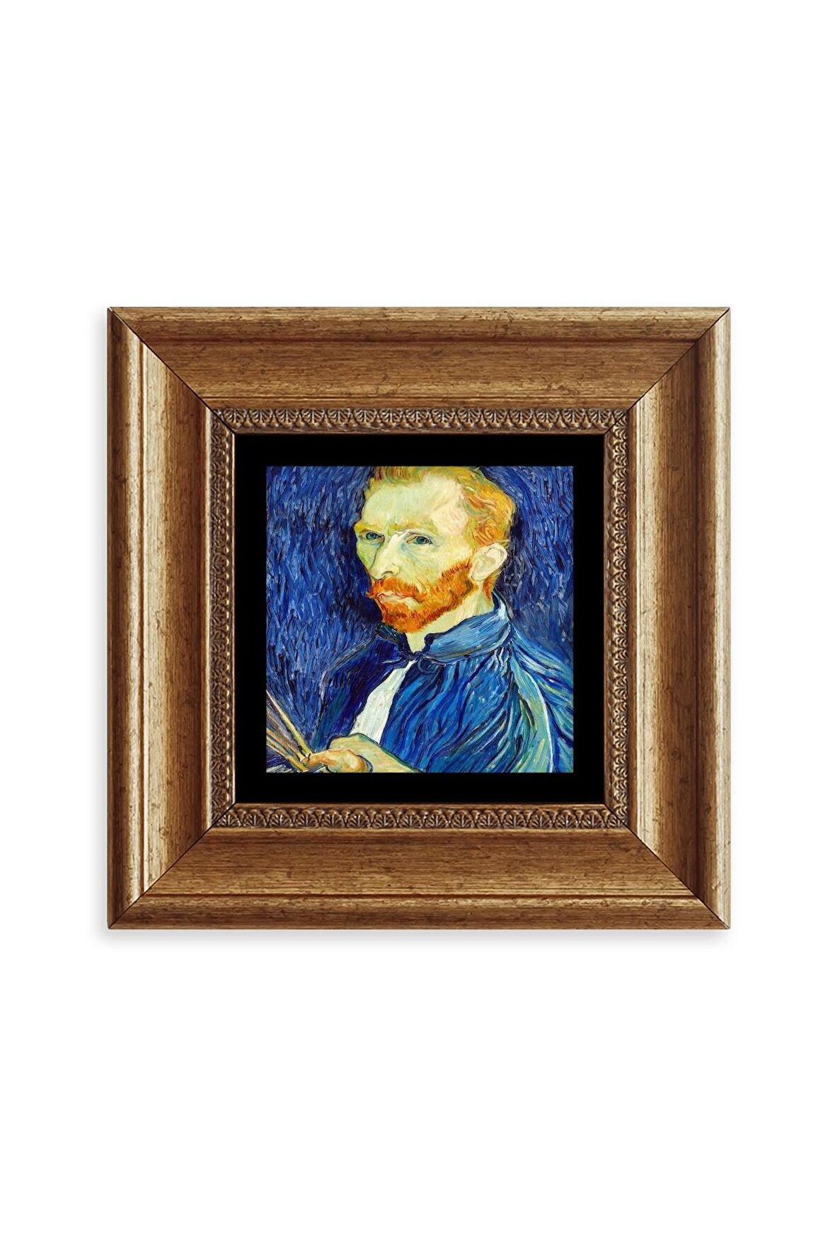 Van Gogh Çerçeveli Taş Tablo