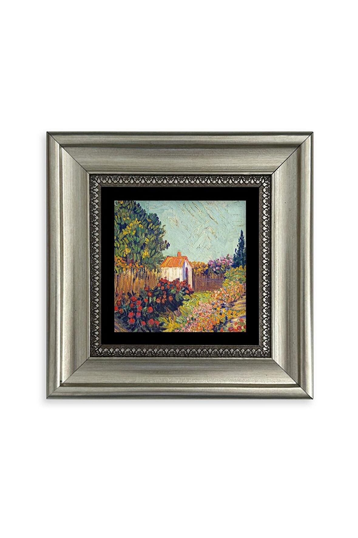 Van Gogh Çerçeveli Taş Tablo