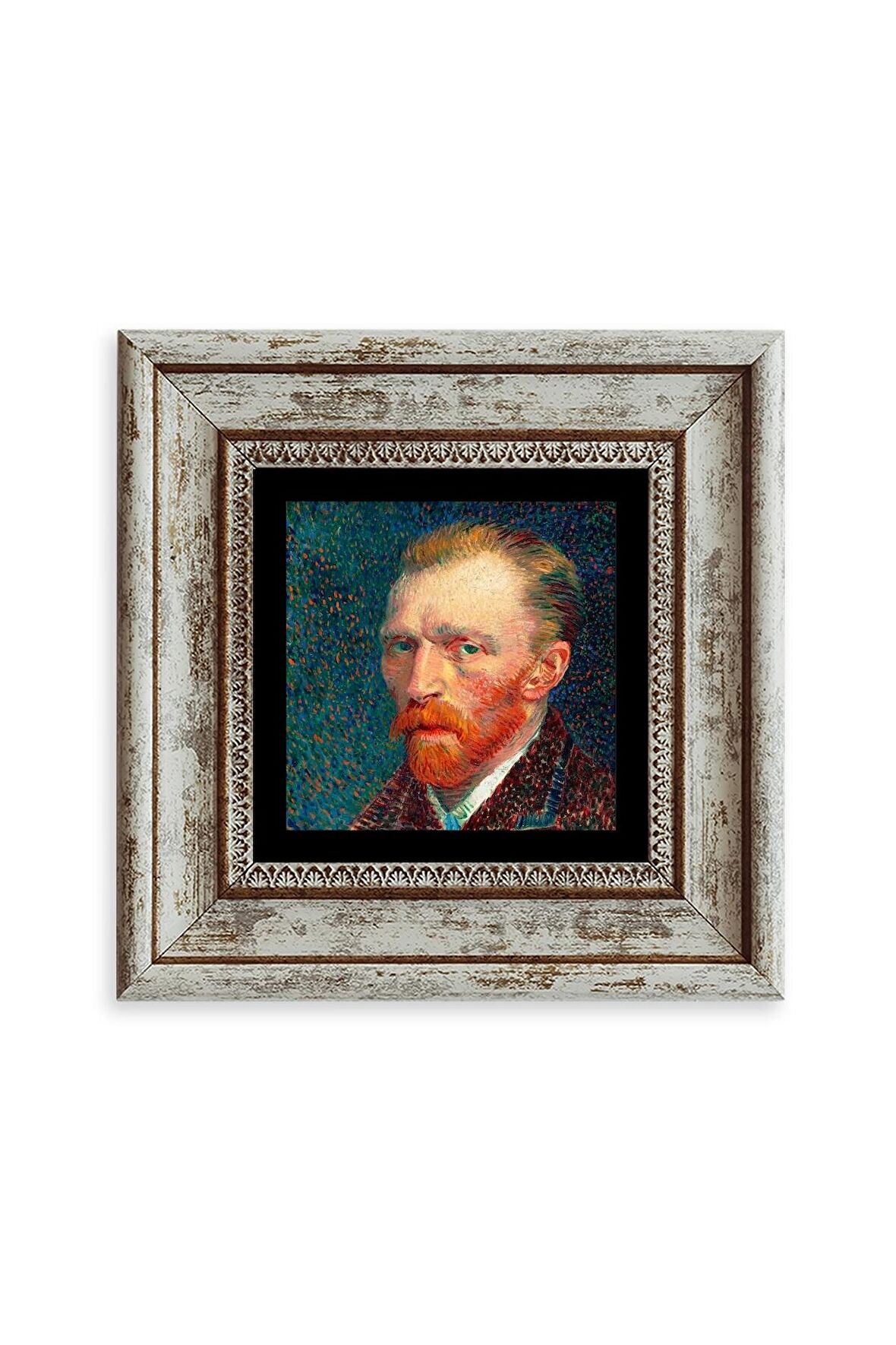 Van Gogh Çerçeveli Taş Tablo