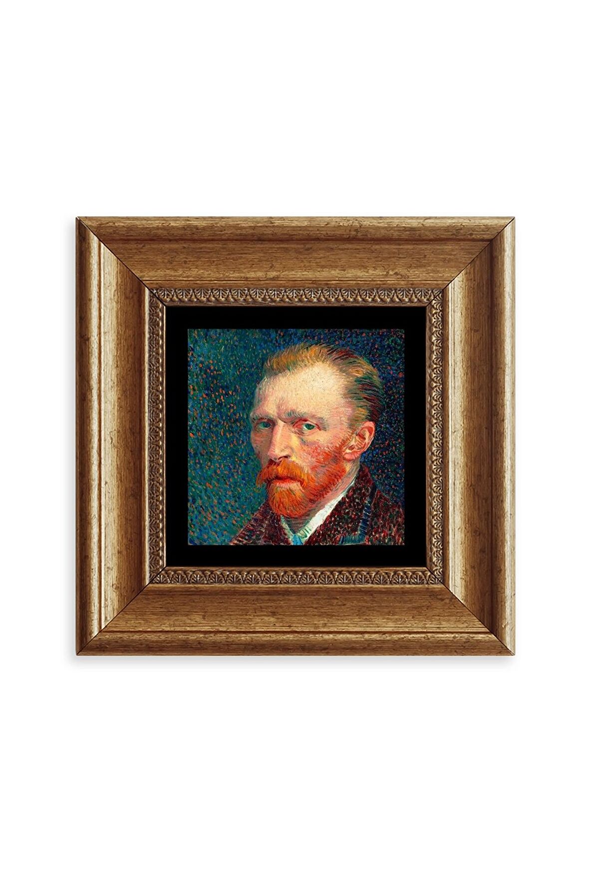 Van Gogh Çerçeveli Taş Tablo