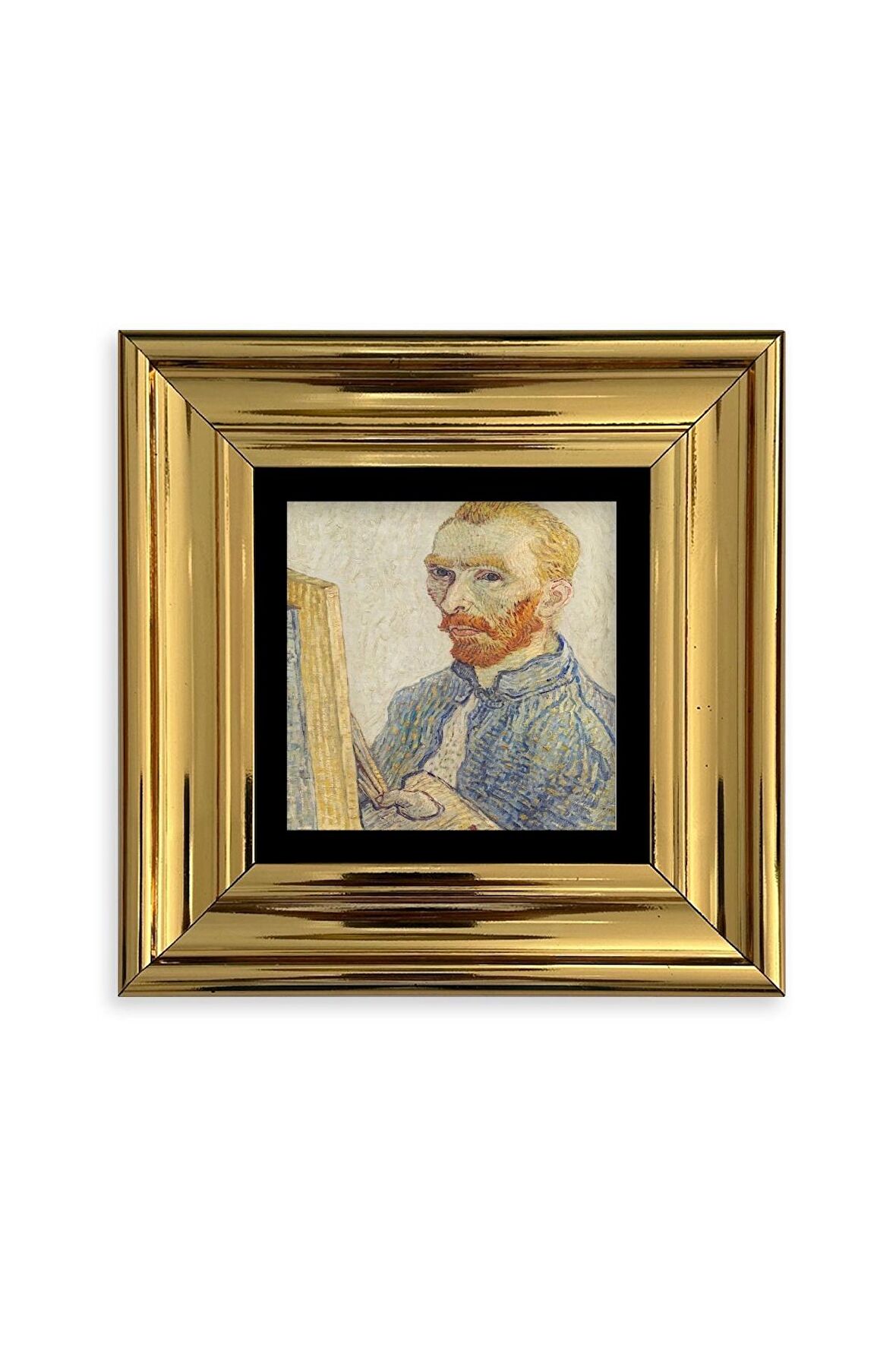 Van Gogh Çerçeveli Taş Tablo