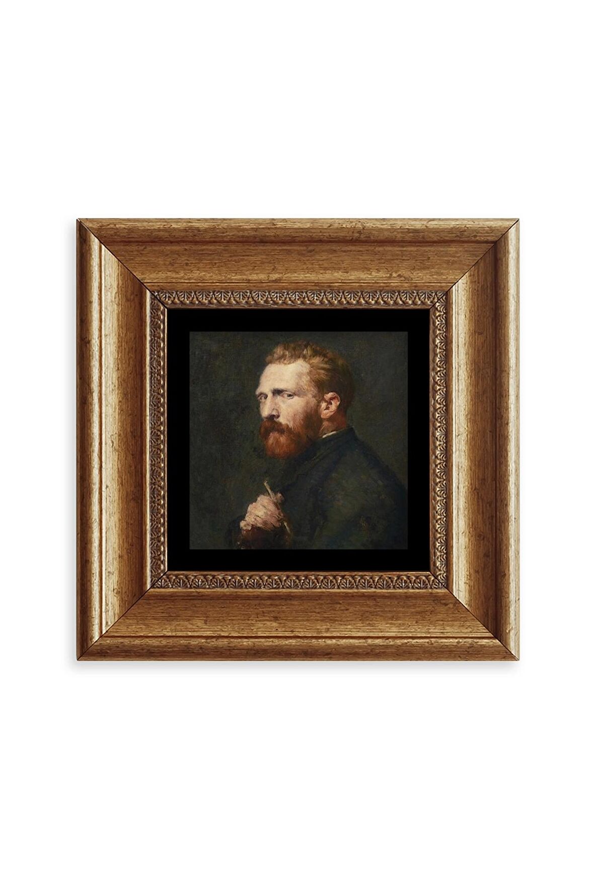 Van Gogh Çerçeveli Taş Tablo