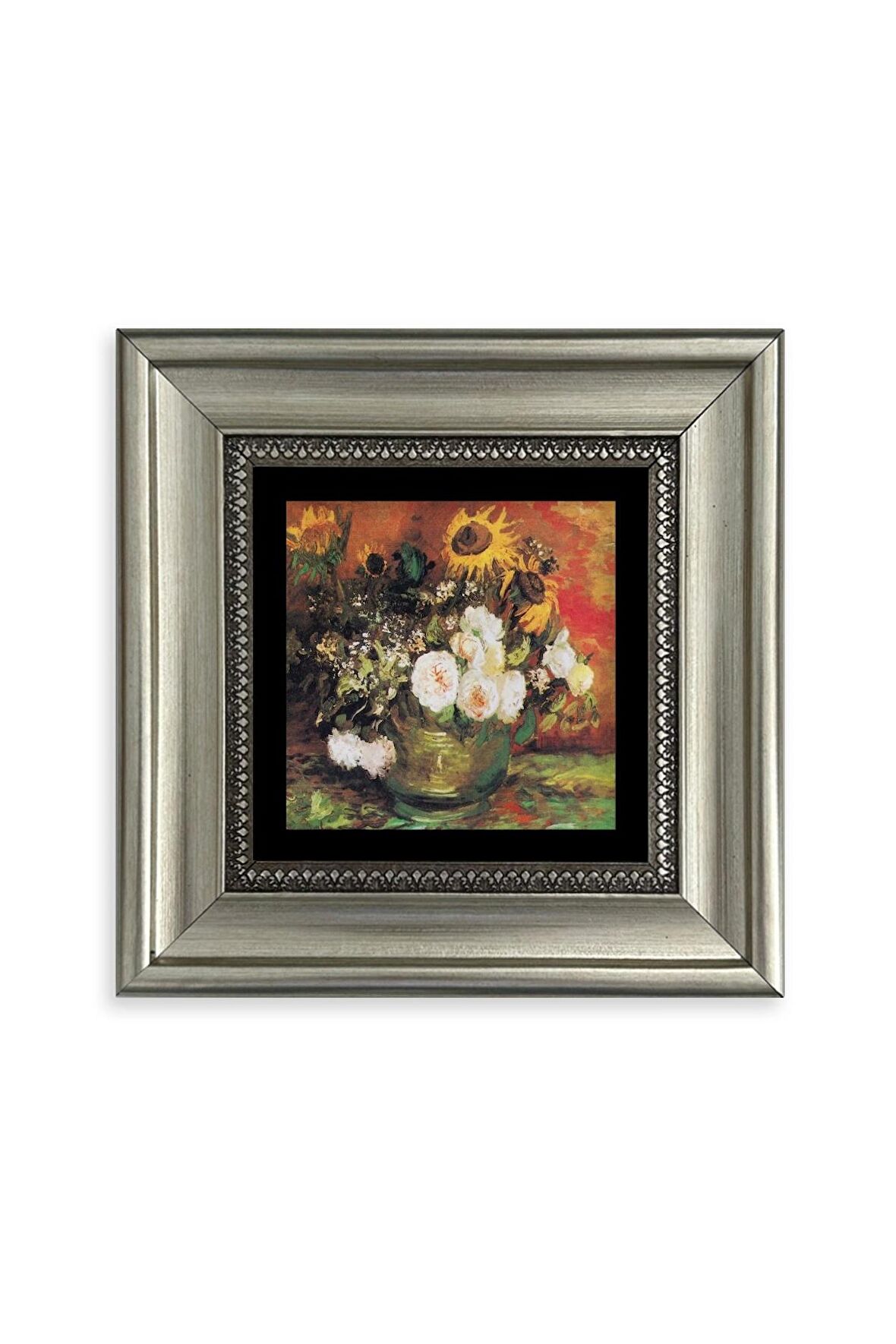 Van Gogh Çerçeveli Taş Tablo